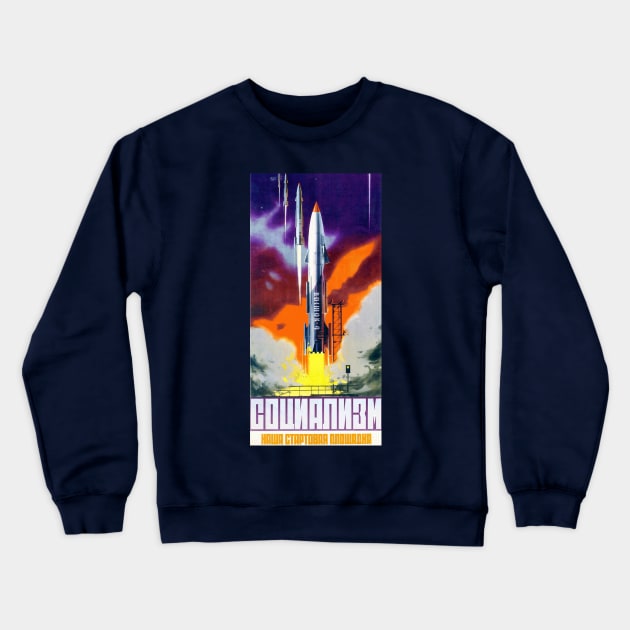 Vostok 4 Crewneck Sweatshirt by ocsling